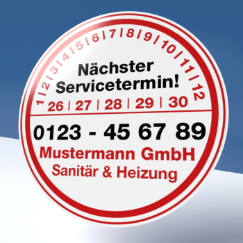 Preview: Plakette Service 3